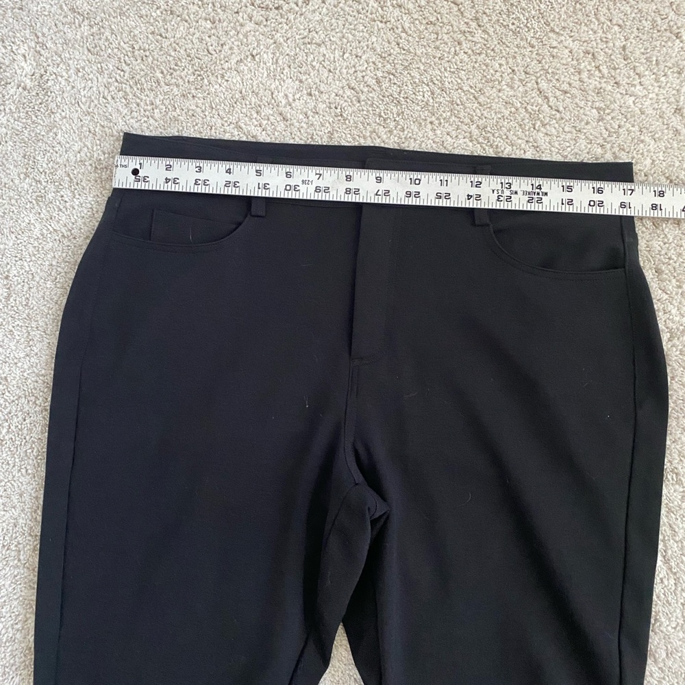 MICHAEL Michael Kors Black Pants with Gold Label Detail - Picture 6 of 7